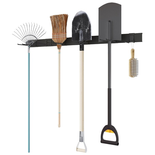 Wakeman Garage Shelving Wall Organizer - Storage Rack for Sports Equipment or Yard Tools by Rad Sportz 83-GS1000 - main